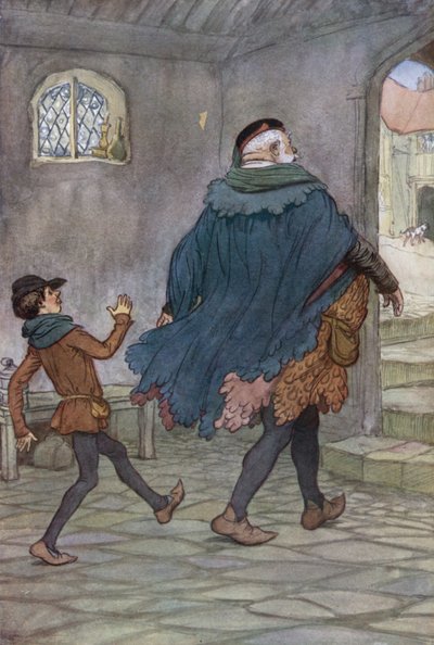 ウィンザーの陽気な妻のイラスト 作： Hugh Thomson